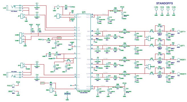 TPA3113D2 EVM Audio Amplifier Evaluation Board