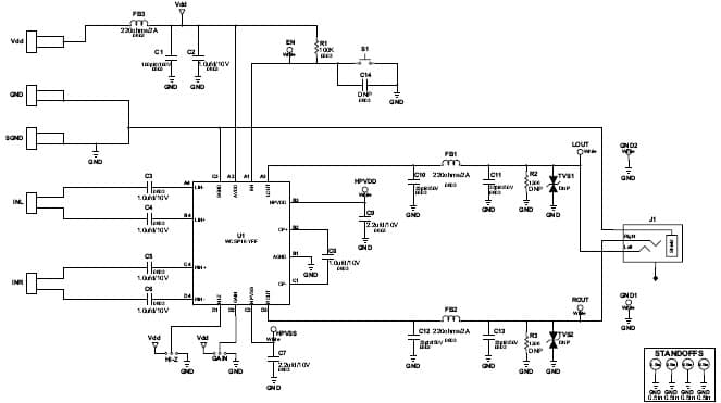 TPA6136A2YFF Audio Power Amplifier Evaluation Module