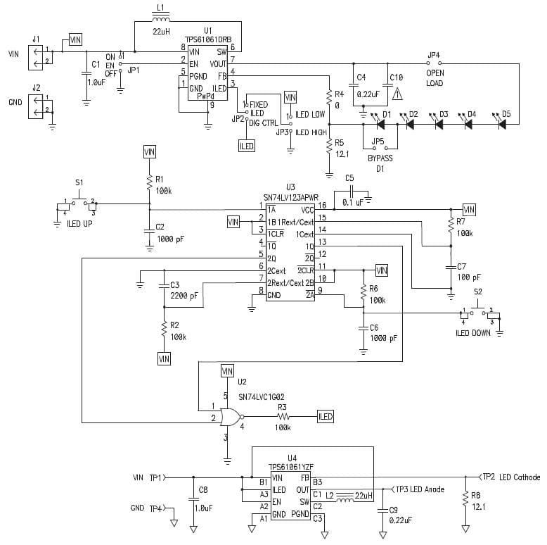 5-LEDs General LED Driver for Cellular Phone