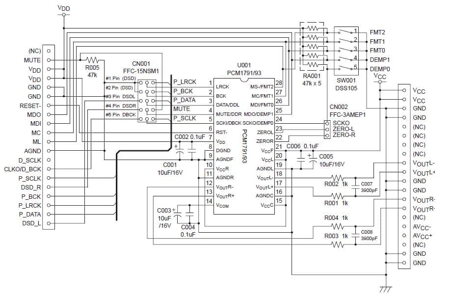 DEM-PCM1791 is an evaluation module for 192-kHz,24-bit stereo differential voltage output DAC PCM1791 family