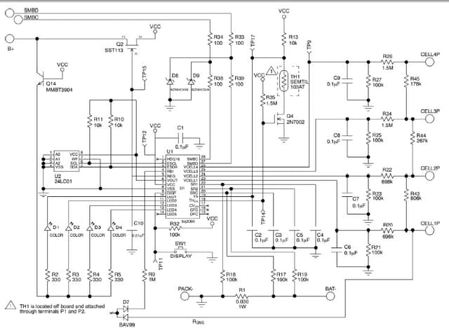 BQ2060EVM-002, Gas Gauge Demonstration Module provides a typical ...