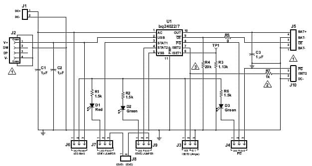 BQ24027EVM, 1-A Single-Chip Li-Ion and Li-Pol Charge Management IC with ...