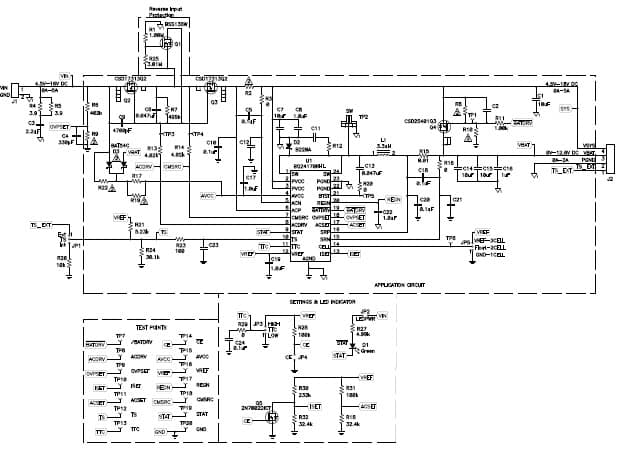 BQ24170EVM-610-5V, Evaluation board for featuring bq24170 is highly integrated stand-alone Li-ion and Li-polymer switch-mode battery charge controllers with two integrated N-channel power MOSFETs and power path selector gate driver