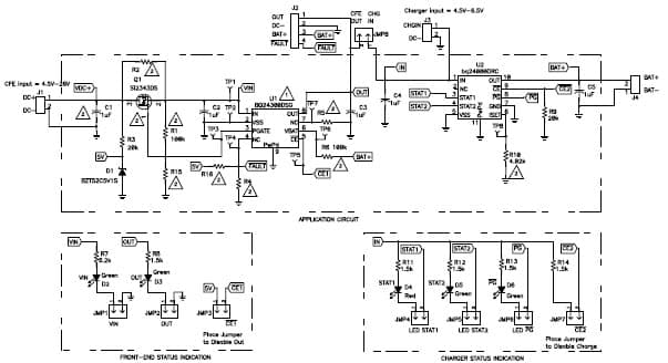 BQ24304EVM, Evaluation module is a complete charger module for evaluating a charger front-end protection and charger solution using the BQ24304