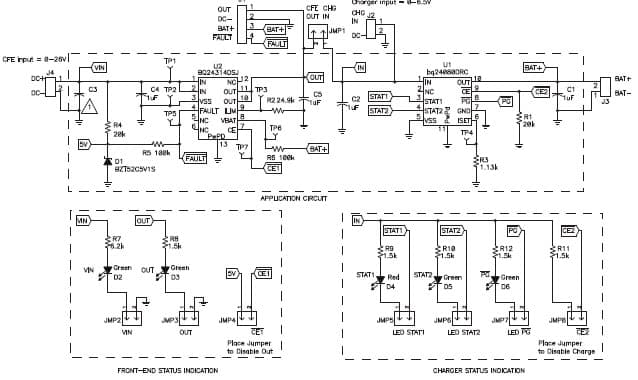 BQ24316EVM evaluation module is a complete charger module for evaluating a charger front-end protection and charger solution using the bq24316 and bq24080 devices