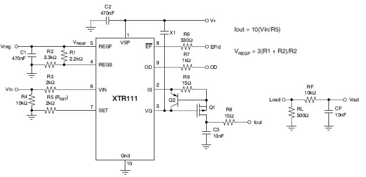 XTR111EVM, Evaluation Kit for XTR111 Demonstration Fixture