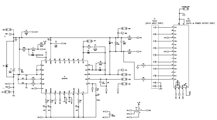 MAX5971BEVKIT+, Evaluation Kit for MAX5971B 40W, DC to DC Single Output Power Supply for Power Over Ethernet