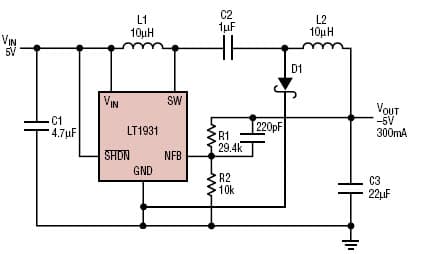 5V to 5V converter fits in 0.1in2