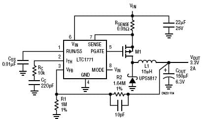 LTC1771 3.2V/2A Regulator