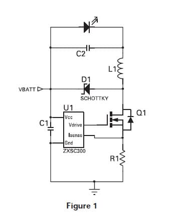 3W, One LED General LED Driver for Flashlight