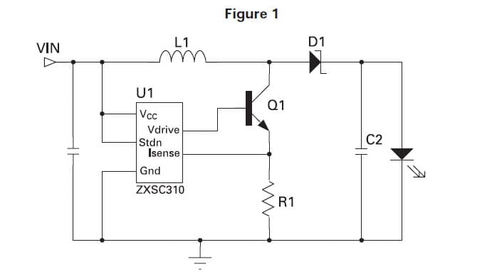 One LED General LED Driver for Flashlight