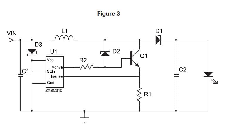 One LED General LED Driver for Flashlight