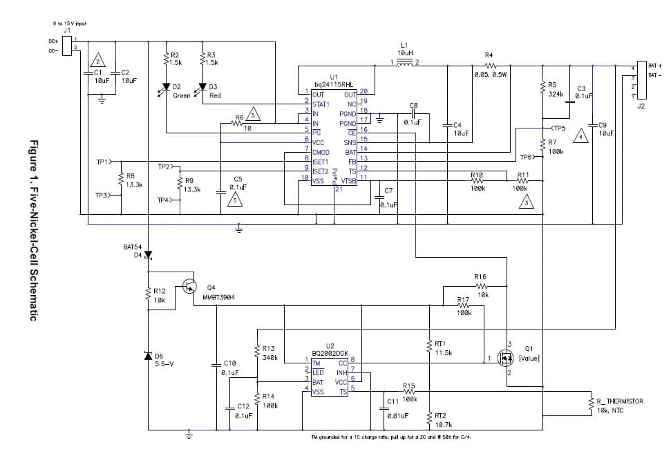 8.75V, 5-Cell, Nickel-Metal Hydride Battery Charger for Portable