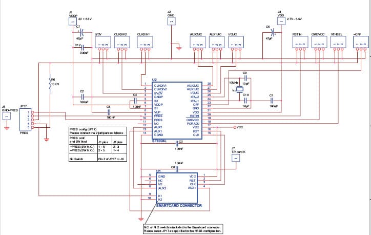 1.8, 3, 5V Adapter Card for Automatic Teller Machine