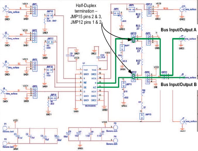 RS-485 EVM, Evaluation Board for 3.3V, 5V RS-485 Transceiver with a Half-Duplex Operation