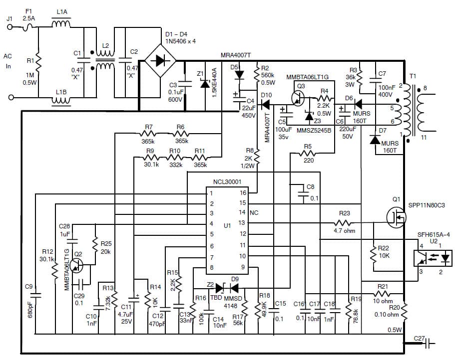 40 to 90W Dimming LED Driver for Automotive