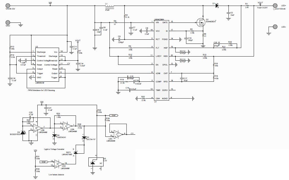 Ambient Light Adaptive LED Driver