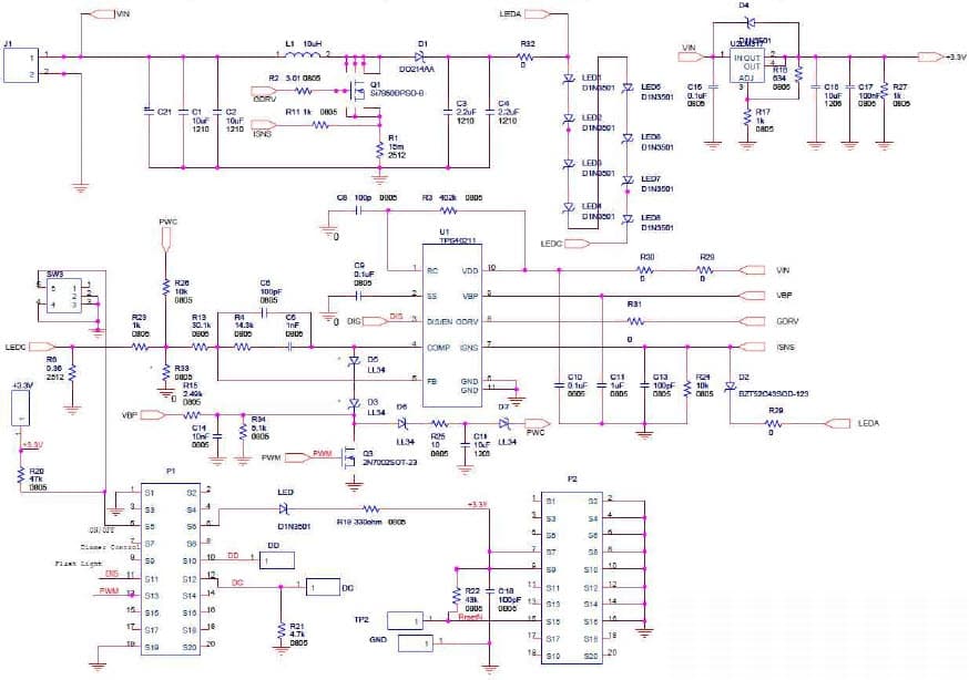 Evaluation Board, LED Lighting with Remote Control using CC2510/CC1110