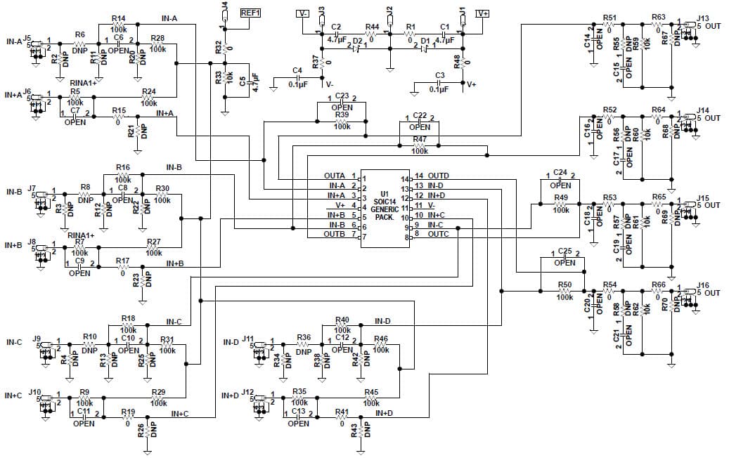 ISL28433SOICEVAL1Z, Evaluation Board for ISL28433 Chopper Stabilized op amp