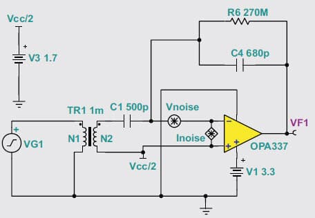 3.3V Analog Amplification for Medical