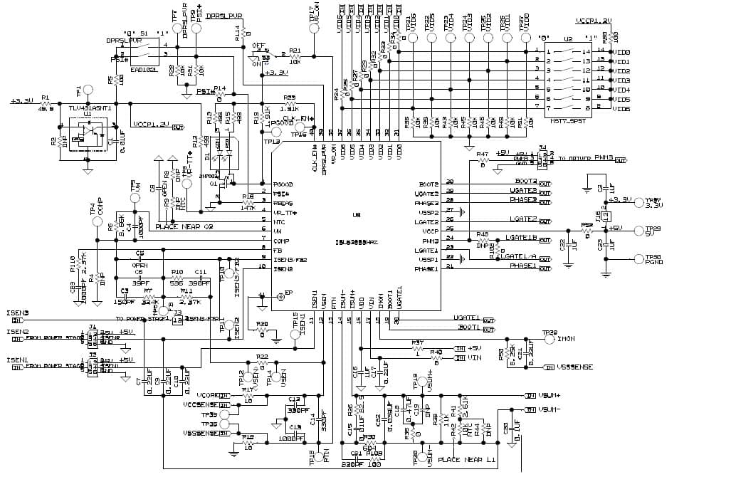 AN1460.1, Application Note for ISL62883 Buck PWM Vcore Controller Multiphase Synchronous Evaluation Board Implementing Intel IMVP6.5 Protocol With 75ADC Full Load