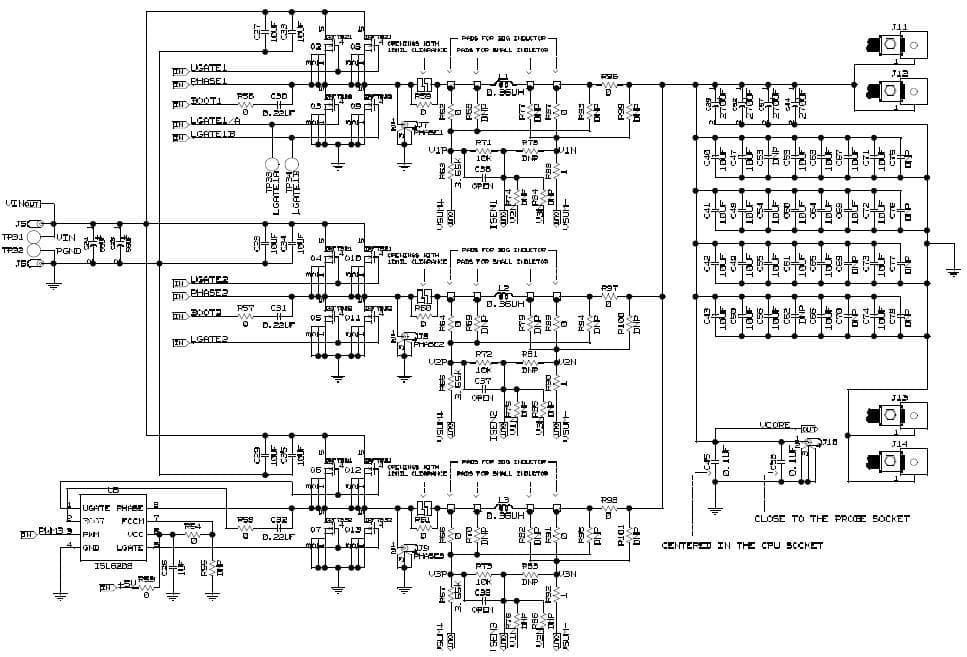 AN1460.1, Application Note for ISL62883 Synchronous Rectified MOSFET Driver Implementing Intel IMVP6.5 Protocol With 75ADC Full Load