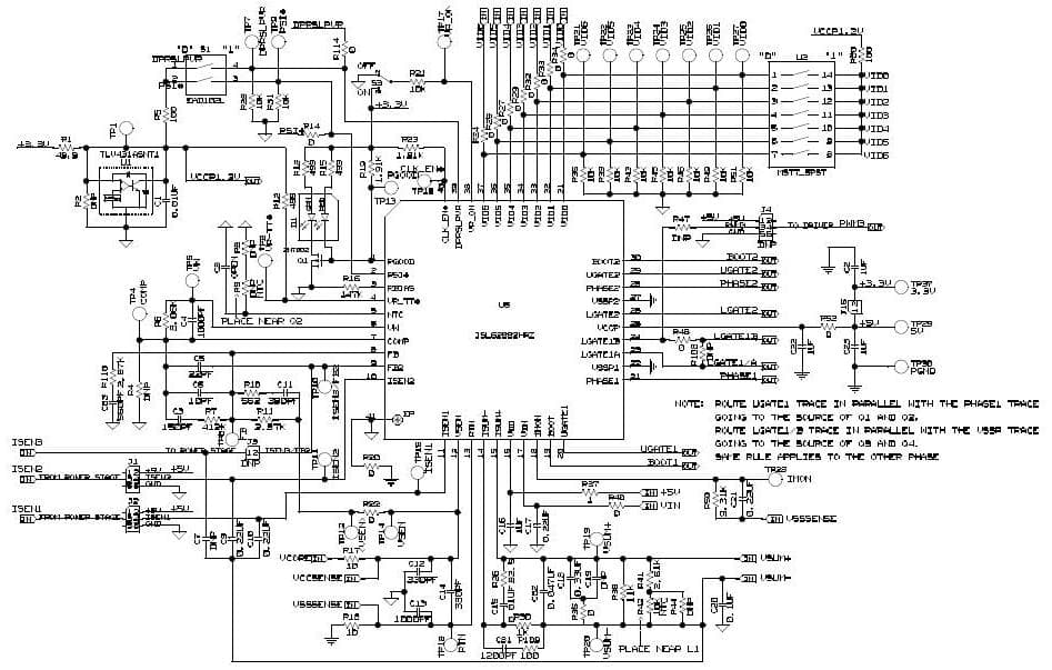 AN1461.1, Application Note for ISL62882 Multiphase Synchronous Buck PWM Vcore Controller Implementing Intel IMVP6.5 Protocol With 60ADC Full Load