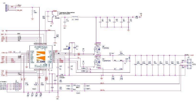 AN1465.0, Application Note for ZL2006 Integrated Mixed Signal Power Management Combines Efficient Step Down DC/DC Converter and Therrmal Management Functions