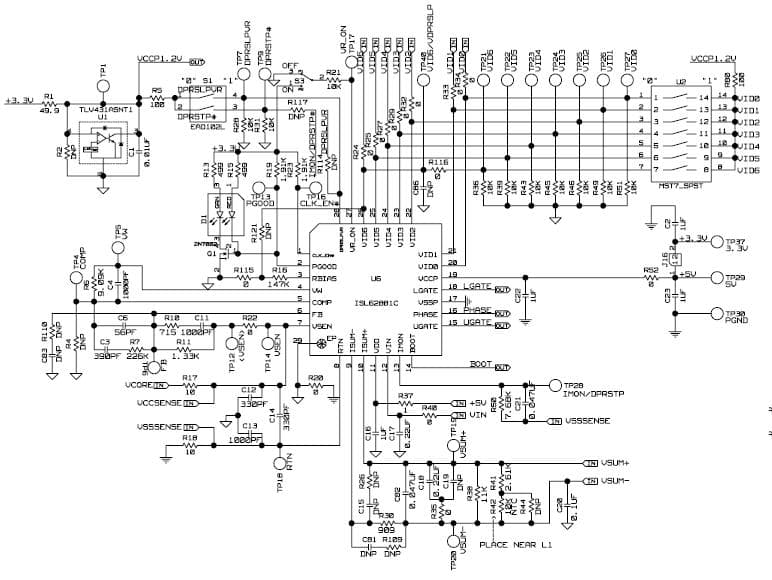 Application Note AN1552 for ISL62881 Single Phase Synchronous Buck PWM Controller Implementing Intel IMVP6.5 Protocol With 26ADC Full Load