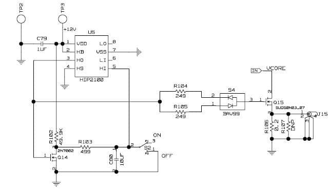 Application Note AN1552 for ISL62881 PWM Controller Single Phase Synchronous Implementing Intel IMVP6.5 Protocol With High Frequency Half Bridge Driver