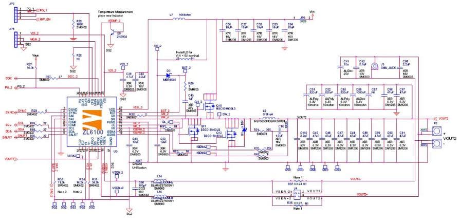 Application Note 2041 for ZL6100 Dual Channel Integrated Mixed Signal Power Conversion and Management Efficient Step Down DC/DC Converter 30A