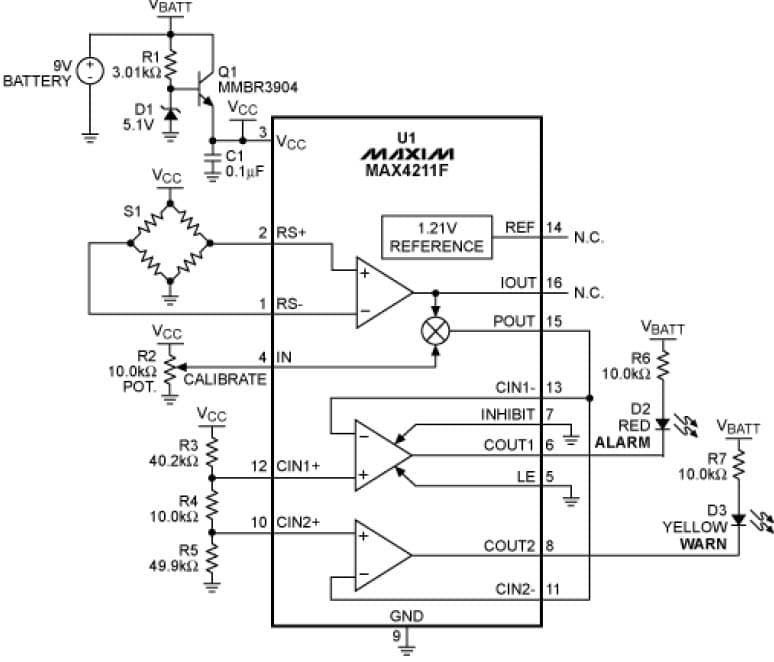 Alarm Sensor for Hybrid Electric Vehicle