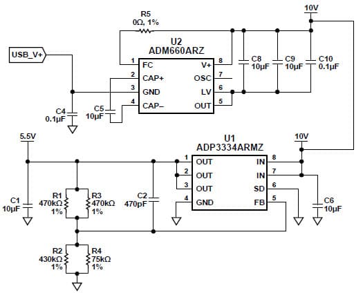 Sensing Angular Velocity Using the ADXRS450 5.5V Digital Rate Sensor with Programmable Supply Voltage