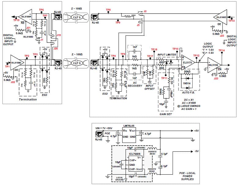 Automatic Digital Cable Compensation for Long Cat-5 Cables