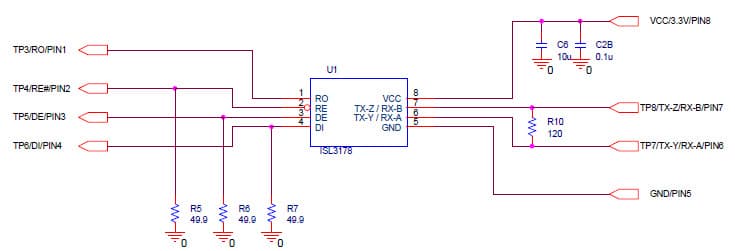 3.3V RS-485 Transceiver for Body Temperature Monitor