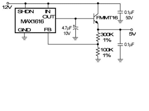 5V DC to DC Single Output Power Supply for DRAM SIMM