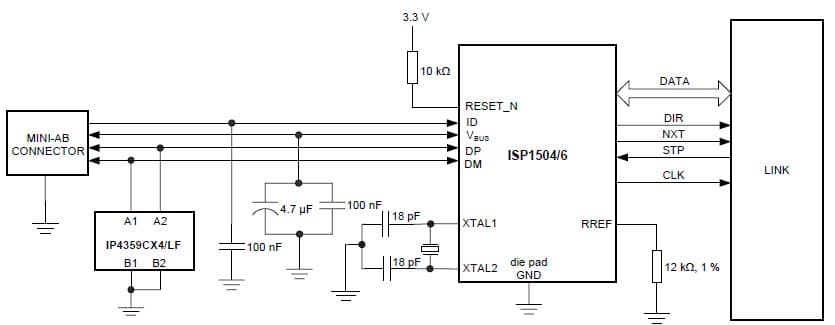 OTG Application for USB Transceiver With Internal Charge Pump