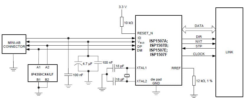 OTG Application for USB Transceiver With Internal Charge Pump