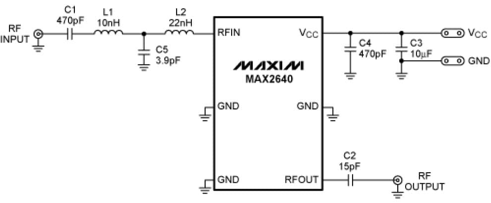 Tuning the MAX2640 Low-Noise Amplifier (LNA) for a 470MHz to 770MHz ISDB-T Application