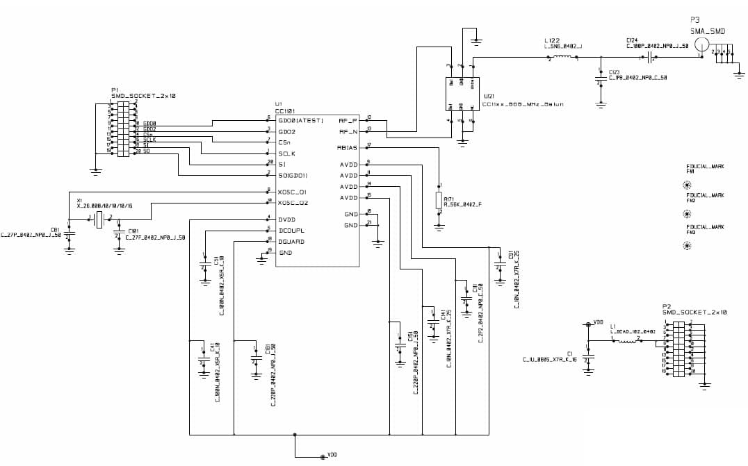 868, 915MHz RF Transceiver for Cellular Phone