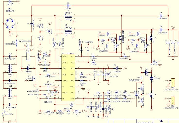 AN-8026, FAN9611 / FAN9612 400W 1-Layer Evaluation Board (FEB-301)