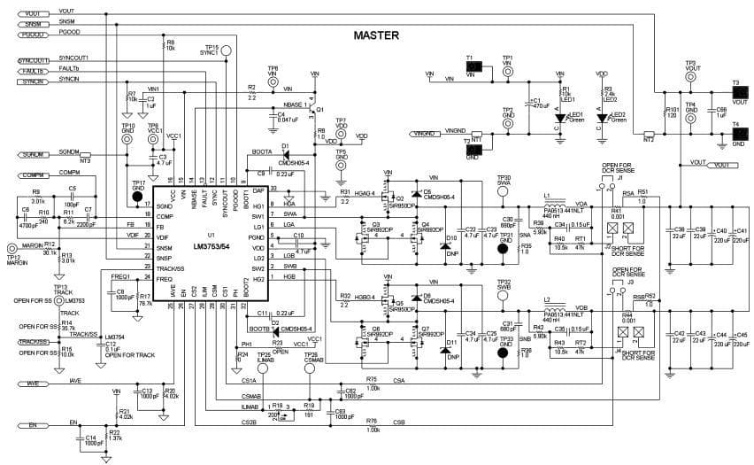 LM3753EVAL, Evaluation Kit for the 1.2V DC to DC Single Output Power Supply for Desktops and Server USB Interface