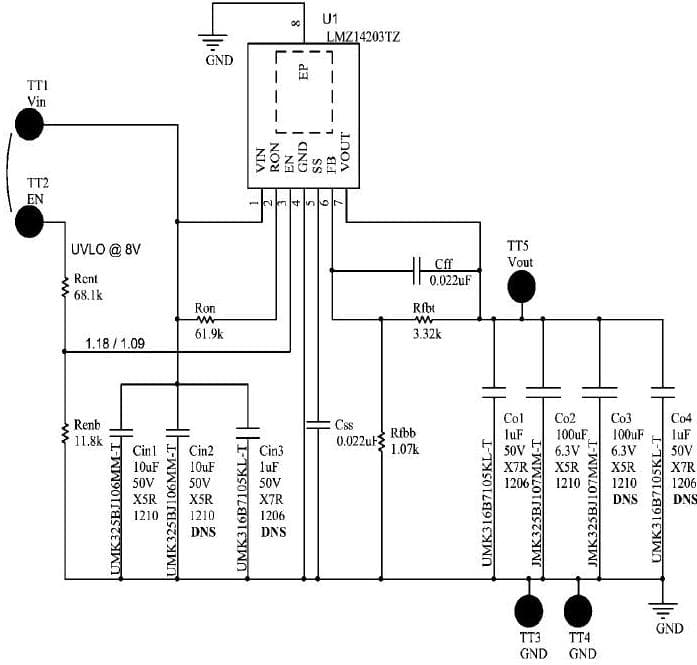 0.8 to 6V DC to DC Single Output Power Supply for Actel FPGAs - Space