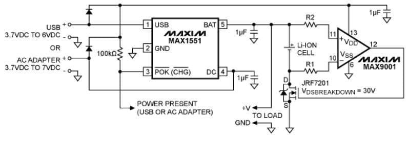 1-Cell, Lithium-Ion Battery Charger for Communications & Telecom