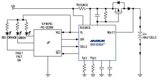 Lithium-Ion Battery Charger for Cellular Phone