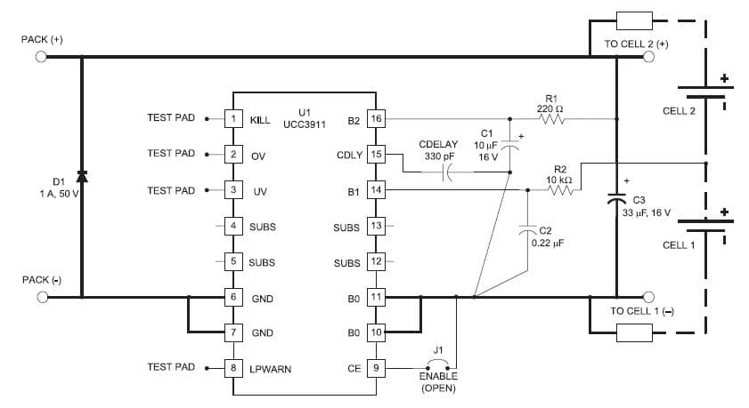 2-Cell, Lithium-Ion Battery Charger for Wireless