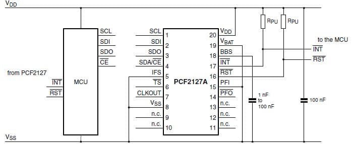 Timekeeping Application and soldering information for PCF2127AT TCXO