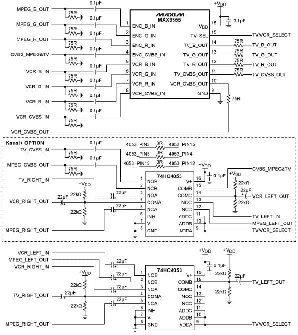 SCART Video Switch for Set-Top Box