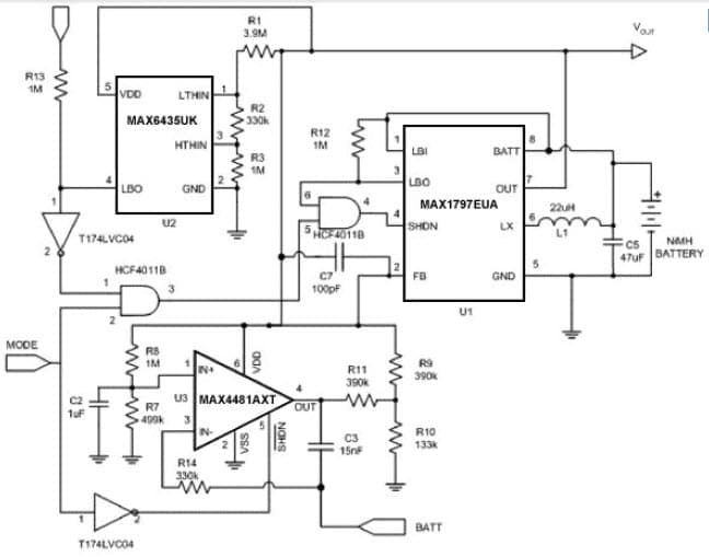 2.7V, 1-Cell, Nickel-Metal Hydride Battery Charger for Portable