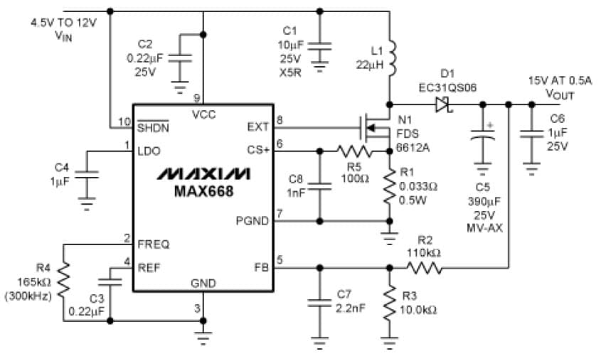 15V DC to DC Single Output Power Supply for Wired Networking